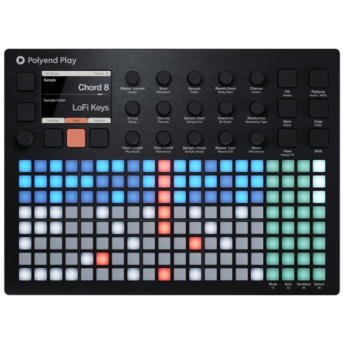 Polyend 07 0002 Play Audio and MIDI Performance Groovebox | Sezgisel Sequencer Yaratıcı Ritim Üretimi